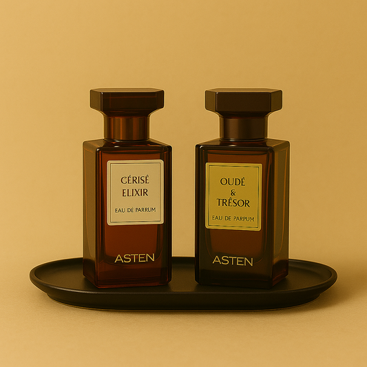 Pachet 2 parfumuri Cerise Elixir + Opulent Tabac + cadou surpriza la livrare!