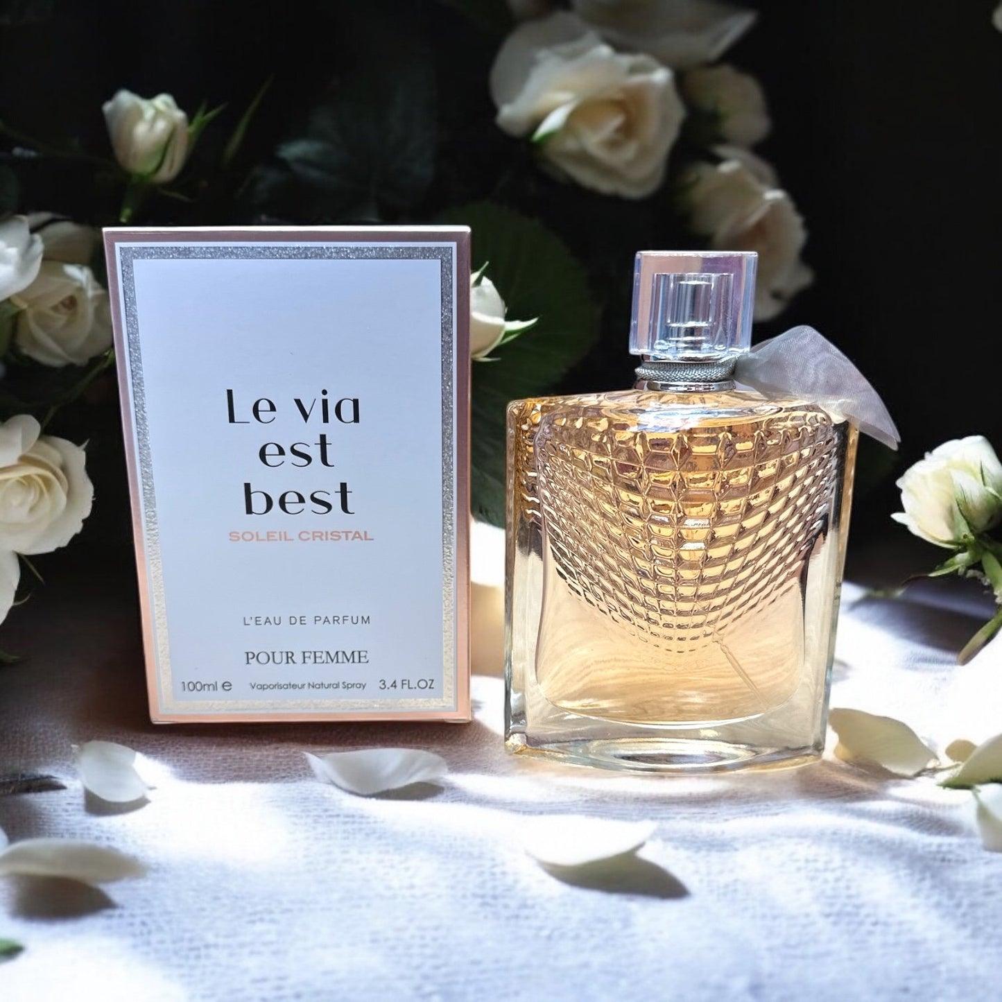 Apa de Toaletă Le Via Est Best Soleil Cristal – 100ml – Bucurie Pură și Eleganță Radiantă
