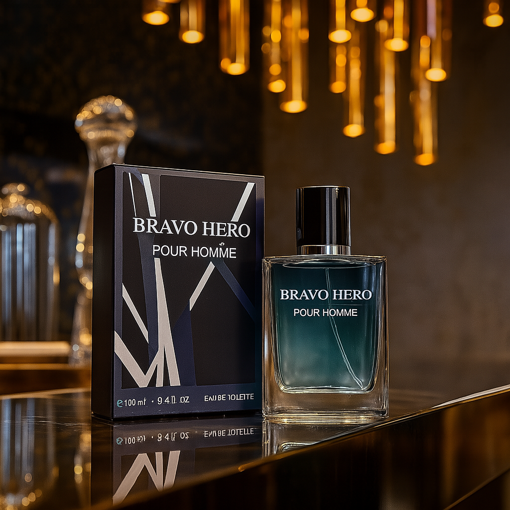 Apă de Toaletă Bravo Hero – 100ml – Esența Forței și Dinamismului Masculin