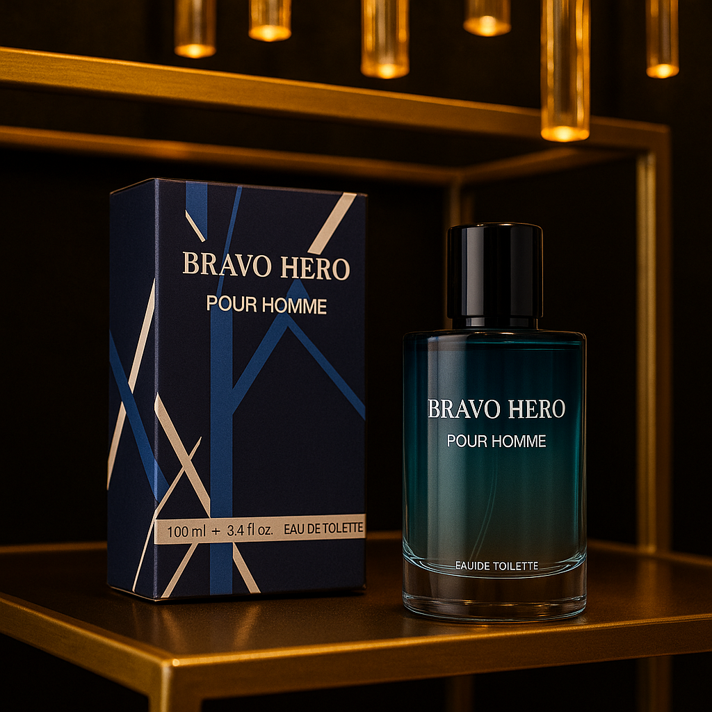 Apă de Toaletă Bravo Hero – 100ml – Esența Forței și Dinamismului Masculin