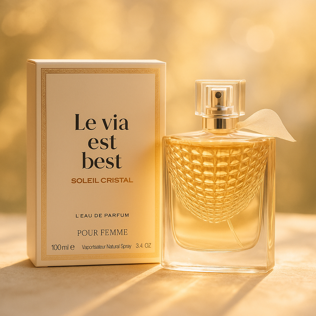 Apa de Toaletă Le Via Est Best Soleil Cristal – 100ml – Bucurie Pură și Eleganță Radiantă
