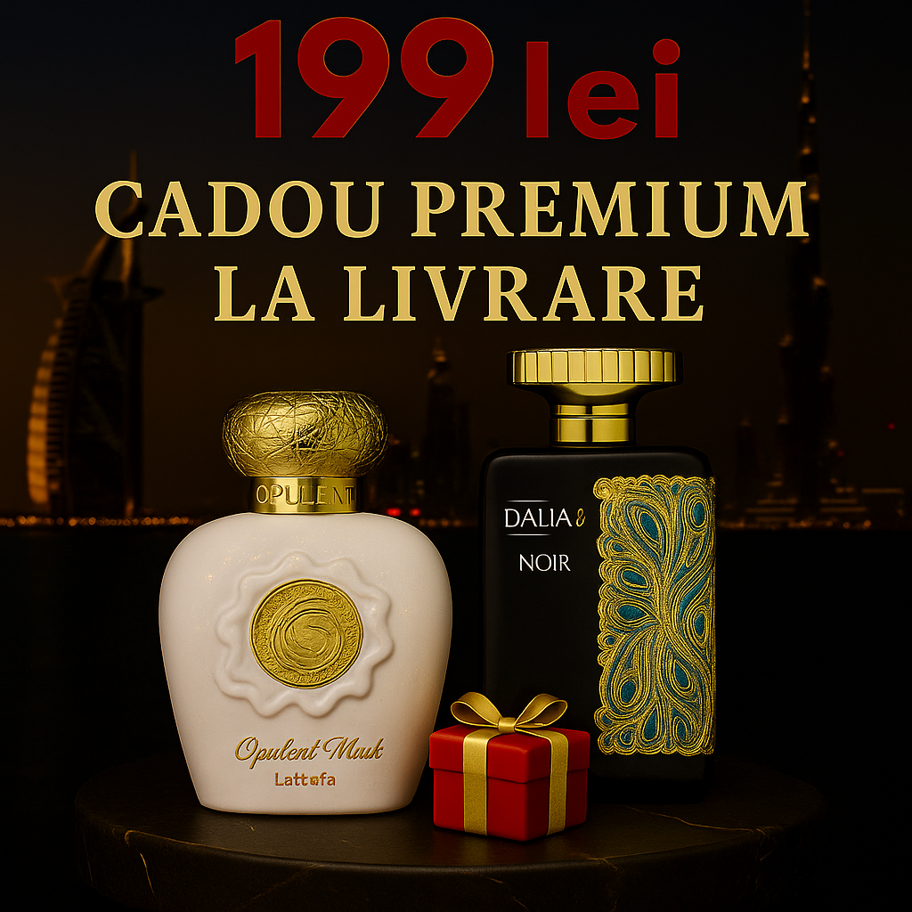 Pachet 2 produse Opulent musk+ Dhalia Noir 100ml + cadou surpriza la livrare!