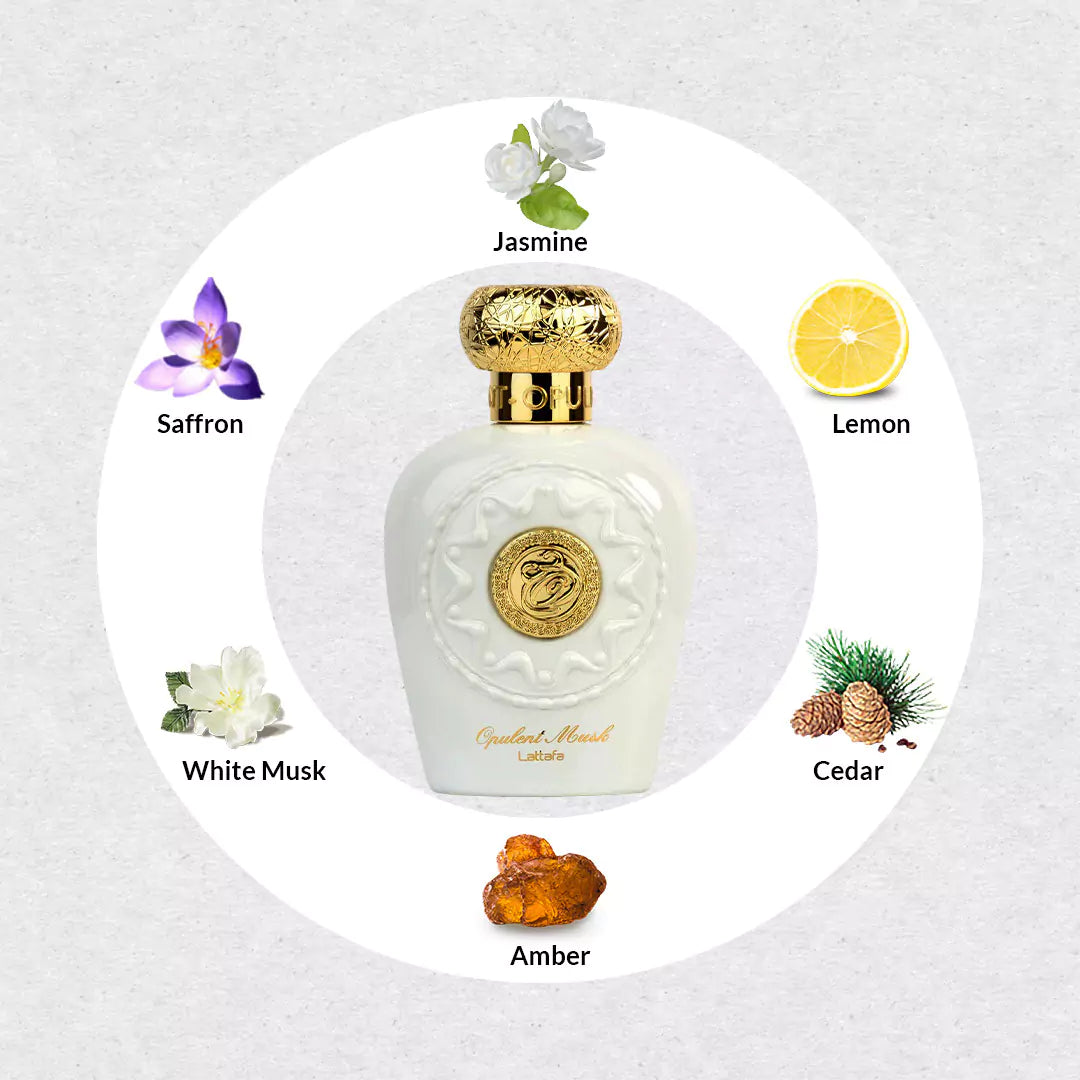 Parfum Lattafa Opulent Musk, apa de parfum 100 ml, femei