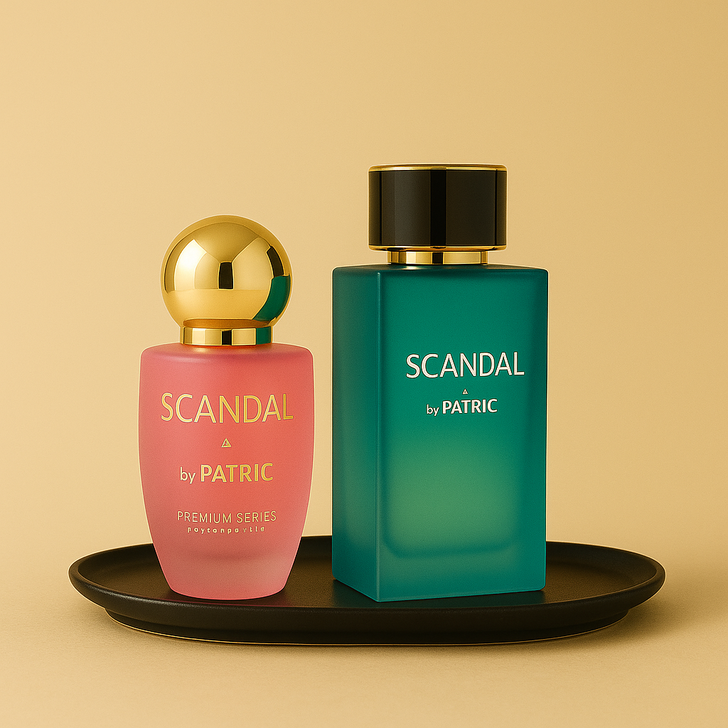Pachet 2 parfumuri, Scandal femei si Scandal unisex by Patric, 100ml X 2