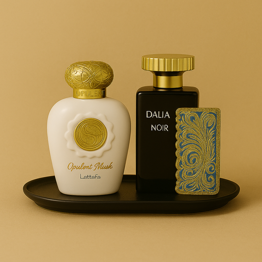 Pachet 2 produse Opulent musk+ Dhalia Noir 100ml + cadou surpriza la livrare!