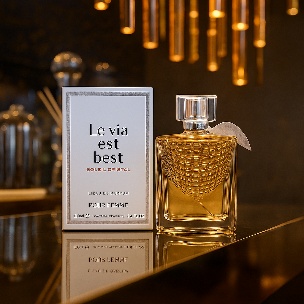 Apa de Toaletă Le Via Est Best Soleil Cristal – 100ml – Bucurie Pură și Eleganță Radiantă