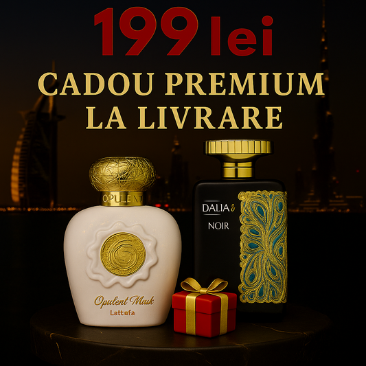 Pachet 2 produse Opulent musk+ Dhalia Noir 100ml + cadou surpriza la livrare!