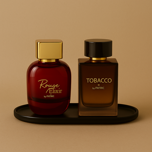 Pachet 2 produse Rouge Elixir + Tobacco by Patric. 100 ml x 2